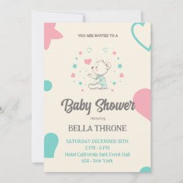 Invitation Fêter l'arrivée de votre petit miracle !