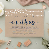 Fêtez avec nous Rustic Farm Mariage String Light