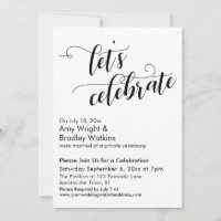 Fêtons la calligraphie lors de la soirée post-mari