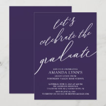 Fêtons l'invitation à la graduation