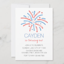 Feu d'artifice 4 juillet Anniversaire