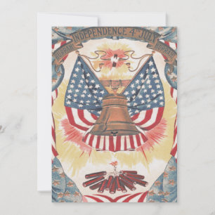 Invitation Feu d'artifice Bell Liberty