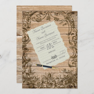 Invitation Feuille de papier