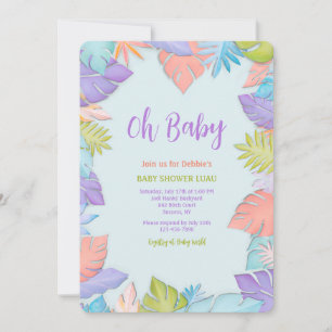 Invitation Feuille d'été