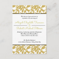 Feuille d'or moderne du milieu du siècle - 3x5 Fai