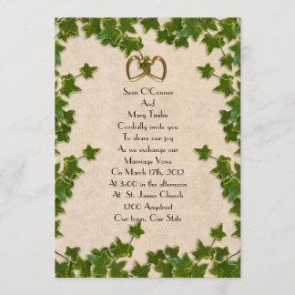 Invitation Feuille Ivy