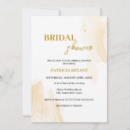Invitation feuille nuptiale  linéaire