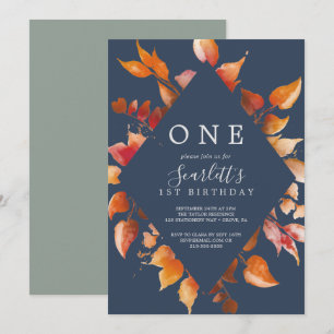 Invitation Feuilles automnales   Premier anniversaire de la M