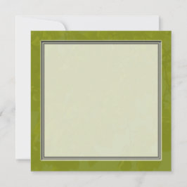 Invitation Feuilles de l'arbre vert du printemps