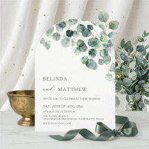 Feuilles de verdure aquarelle fleurs arche moderne