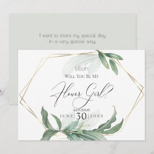 Invitation Feuilles Tropicaux Élégants Modernes Soyez Ma Fill