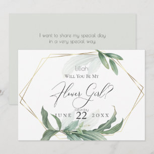 Invitation Feuilles Tropicaux Élégants Modernes Soyez Ma Fill