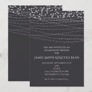 Invitation Ficelle élégante moderne de célébration