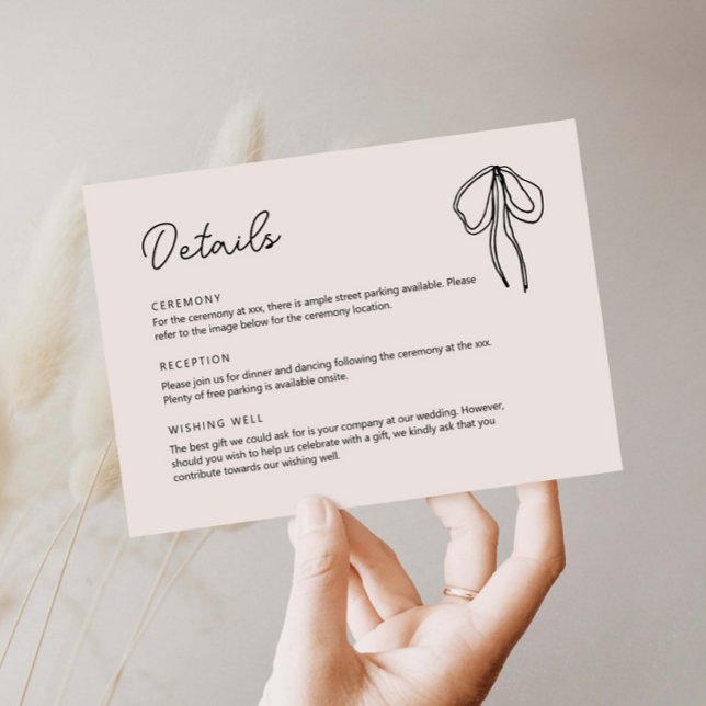 Invitation Fiche de boîtier pour détails du ruban lunaire (Créateur téléchargé)