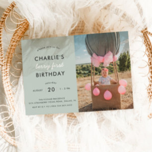 Invitation Fields fraises Berry Premier anniversaire   Photo