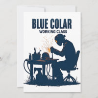 Fierté de Soudage de la Classe Ouvrière à Col Bleu