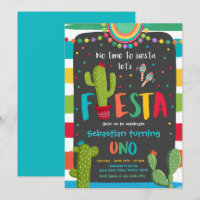 Fiesta 1er anniversaire fête mexicaine Cactus Part