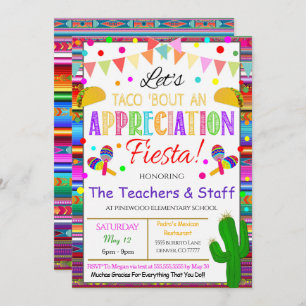 Invitation Fiesta Appréciation