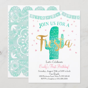 Invitation Fiesta Cactus Invitation, Parfait pour tout événem