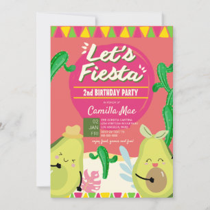 Invitation Fiesta du 2ème anniversaire