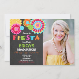 Invitation Fiesta Festival Mexicaine Graduation Party Invitat