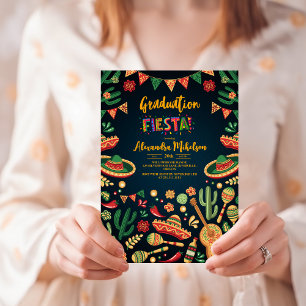 Invitation Fiesta Graduation Mexicaine