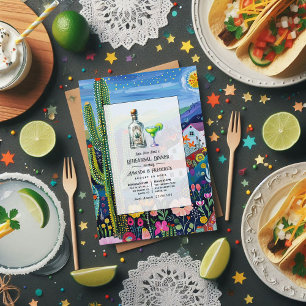Invitation Fiesta "Let's Taco 'about a Rehearsal Dinner"