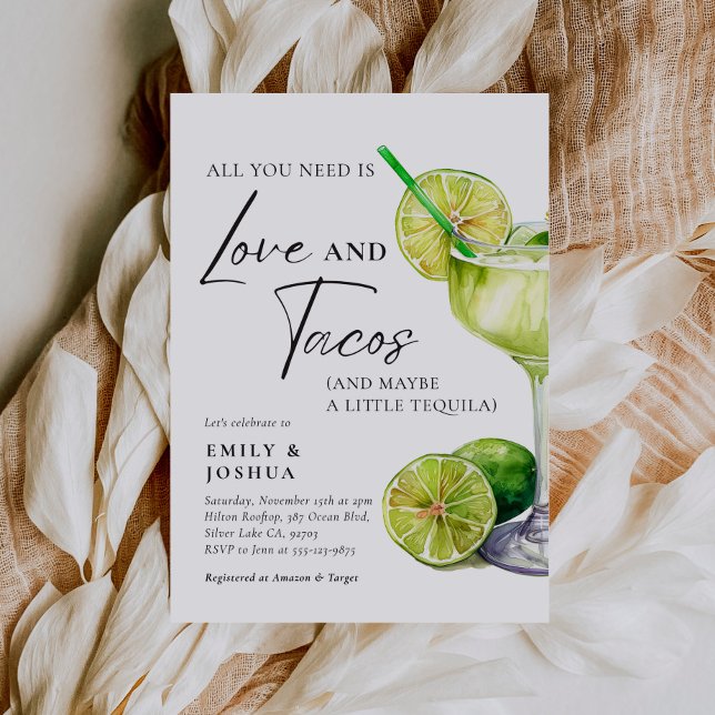 Invitation Fiesta Margarita Couples Douche (Créateur téléchargé)