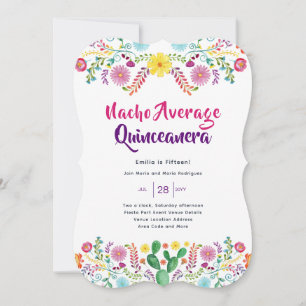 Invitation FIESTA MEXICAINE POUR TOUT ÉVÉNEMENT Ar