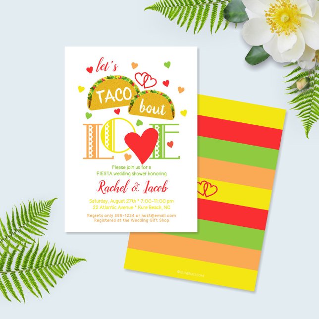 Invitation Fiesta Taco Bout Amour Nuptiale (Créateur téléchargé)