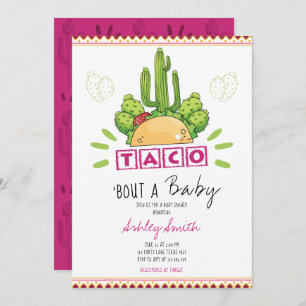 Invitation Fiesta Taco 'Bout Baby Rose
