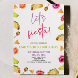 Invitation Fiesta ! Taco fête d'anniversaire