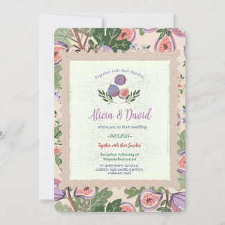Invitation Fig vintage