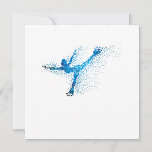 Invitation Figure Skating Girl Winter Sports Gift