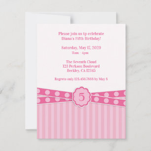 Invitation Fille Anniversaire