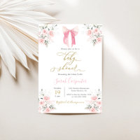 Fille Baby shower de la ceinture rose