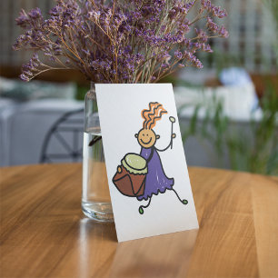 Invitation Fille batteur