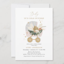 Fille Bébé Il fait froid dehors Baby shower