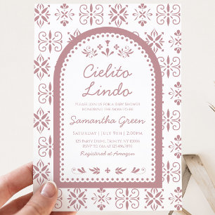 Invitation Fille Cielito Lindo Baby Shower