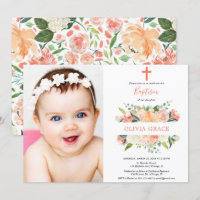 Fille crème blanche de pêche florale élégante de