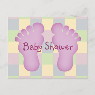 Invitation Fille de baby shower