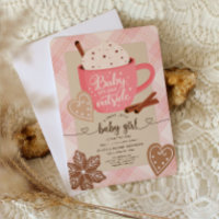 Fille de Fête de Bébé en Hiver au Chocolat Chaud