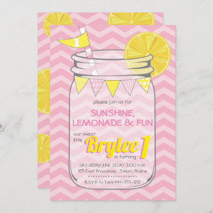 Invitation Fille de la Lemonade