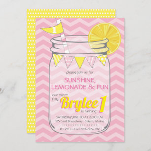 Invitation Fille de la Lemonade