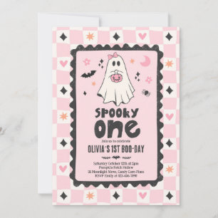 Invitation Fille fantôme Halloween Spooky One Fête d'annivers