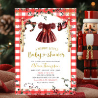 Fille Gingham de Noël Vêtements d'Hiver Baby Showe