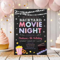 Fille Jardin rose Vidéo Nuit Anniversaire