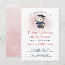 Fille maternelle Diplôme Ours en peluche