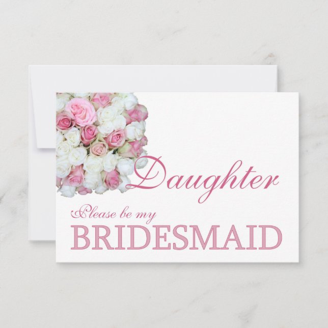 Invitation Fille S'il vous plaît être Bridesmaid (Devant)