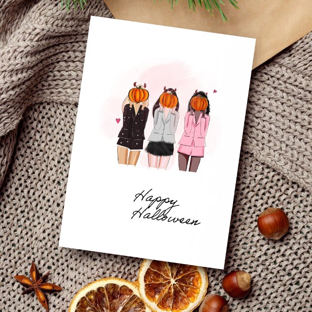 Invitation Filles d'Halloween (Créateur téléchargé)